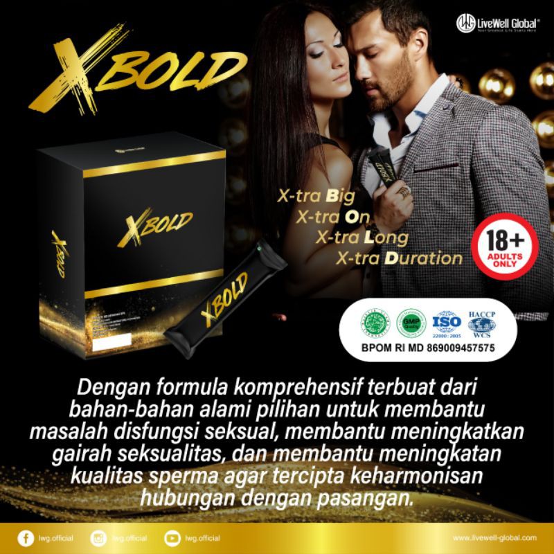 XBOLD LWG, ENHANCING MALE VITALITY PERFORMANCE