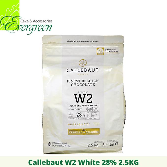 

Callebaut W2 White 2.5KG ---NEW---