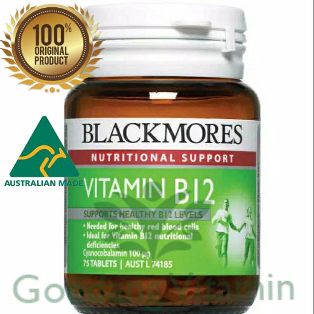 Blackmores Vitamin B12 Isi 75 Tablet | Shopee Indonesia