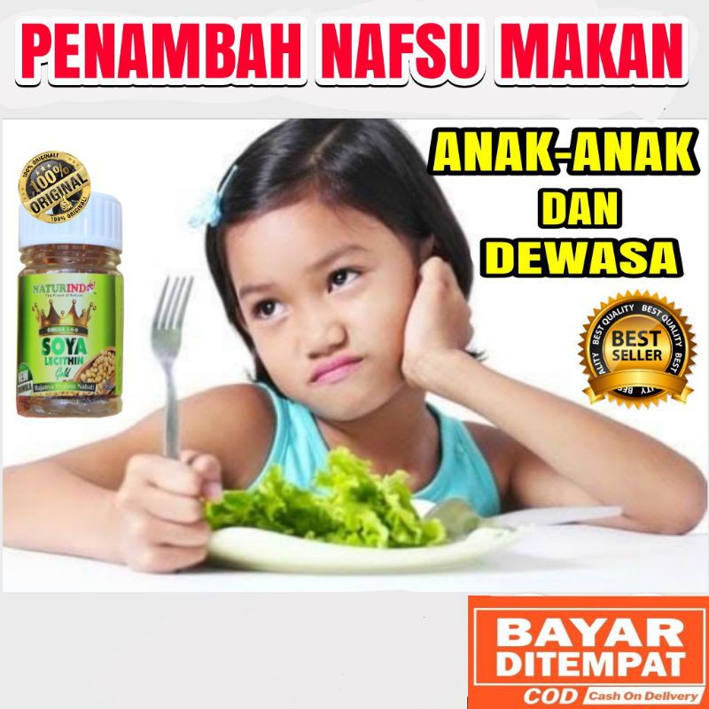 Penambah nafsu makan anak dan dewasa penambah berat badan omega soya raja nya protein nabati