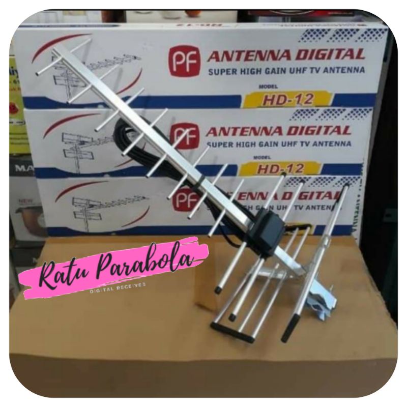 ANTENA UHF PF HD 18 PLUS Kabel 10 meter