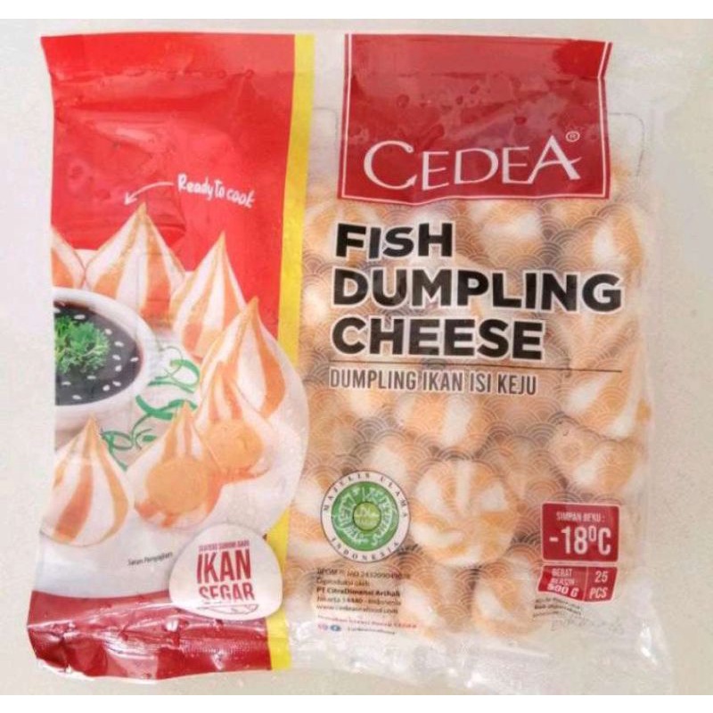 

cedea fish dumpling cheese isi 25 pc keju tebal dan kenyel saat di goreng