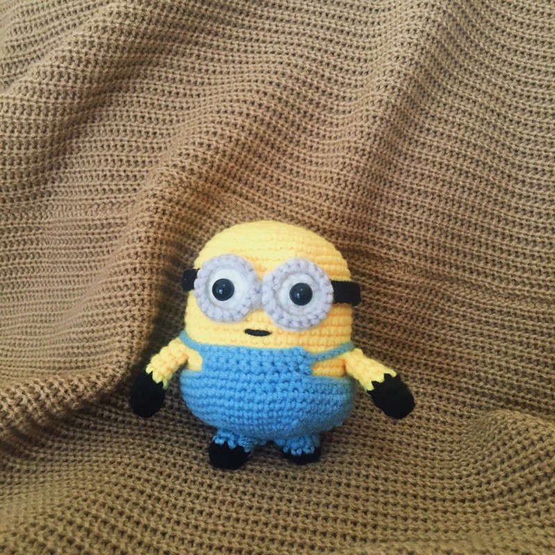 BONEKA RAJUT BOB MINIONS / AMIGURUMI HANDMADE