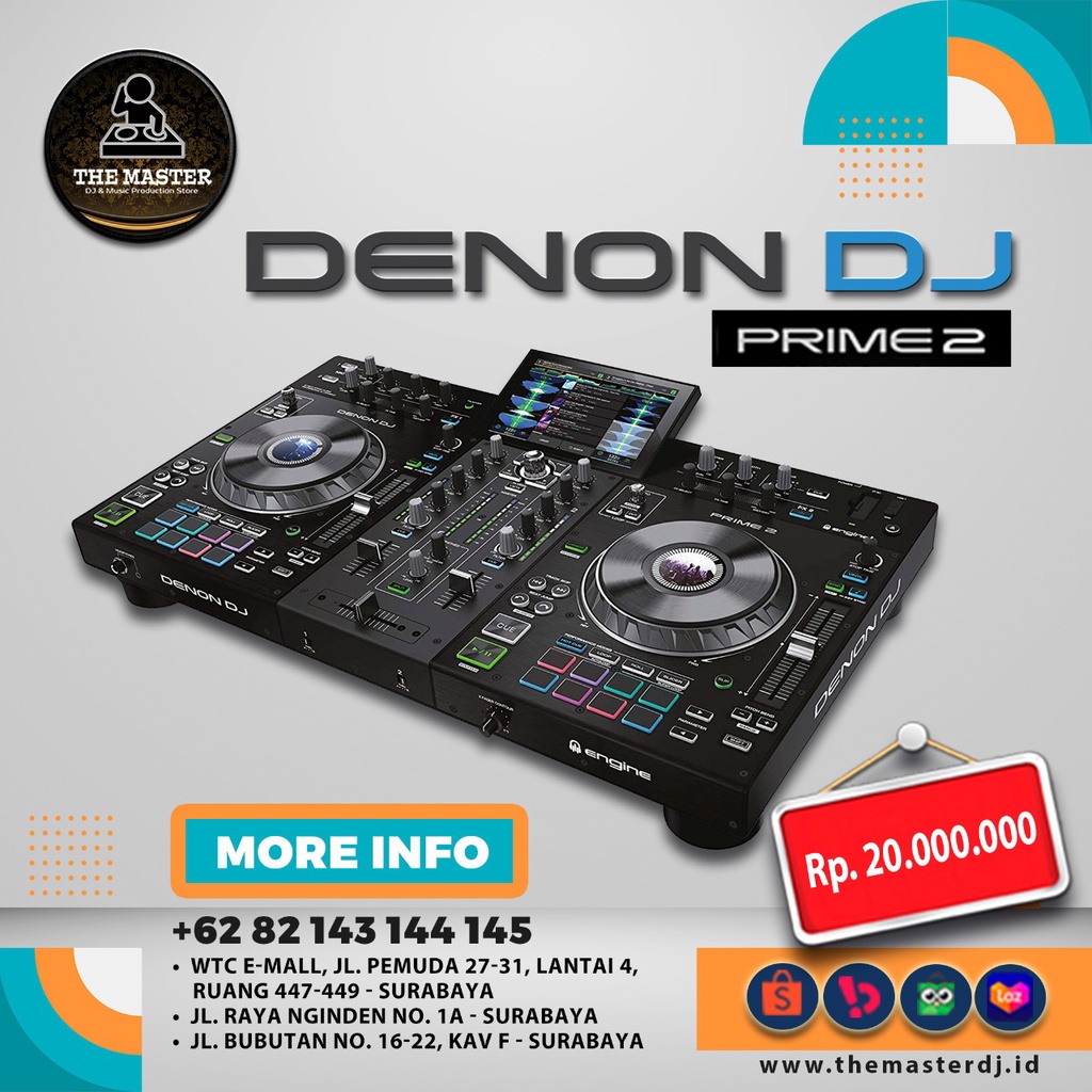 [Ready Stock] Denon DJ Prime-2 | Prime2 | Prime 2