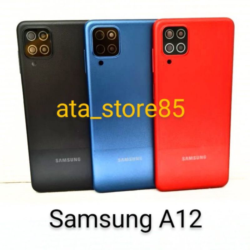 Backdoor Backdor Backover BC Back Casing Kesing Tutup Belakang Baterai Samsung Galaxy A12 | A 12 Original