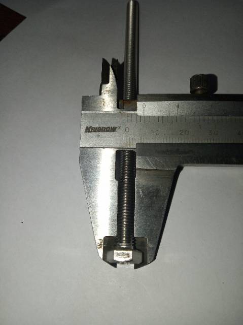 Baut hex M6 X 120 (12cm) stainless 304 THE A2-70