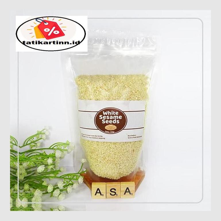 

S50Tat White Sesame Seeds 250 Gram / Biji Wijen Putih Atr05Ytt