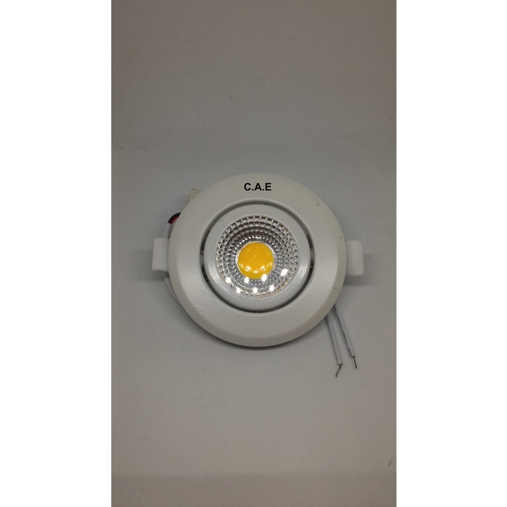 Downlight LED IB COB 5 watt DL Inbow adjustable panel led COB Body Putih 5watt