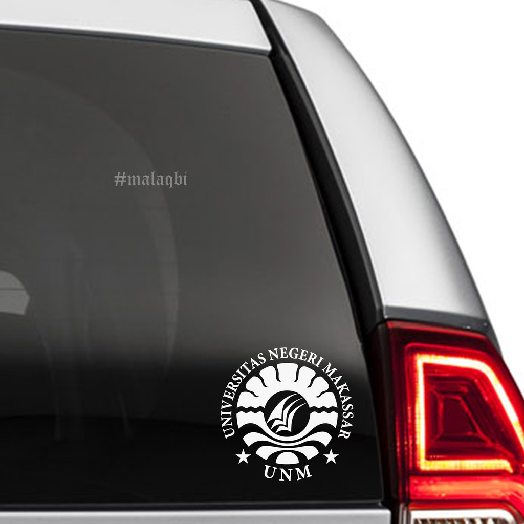 Stiker Mobil UNM Makassar Cutting Sticker Shopee Indonesia
