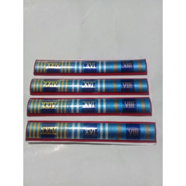 

Pita Jasa PNS 8 16 24 Tahun | Satya Lencana PDH PNS 8 16 24 Tahun Cembung | Pita Jasa PNS 8 16 24 Tahun polisi paku
