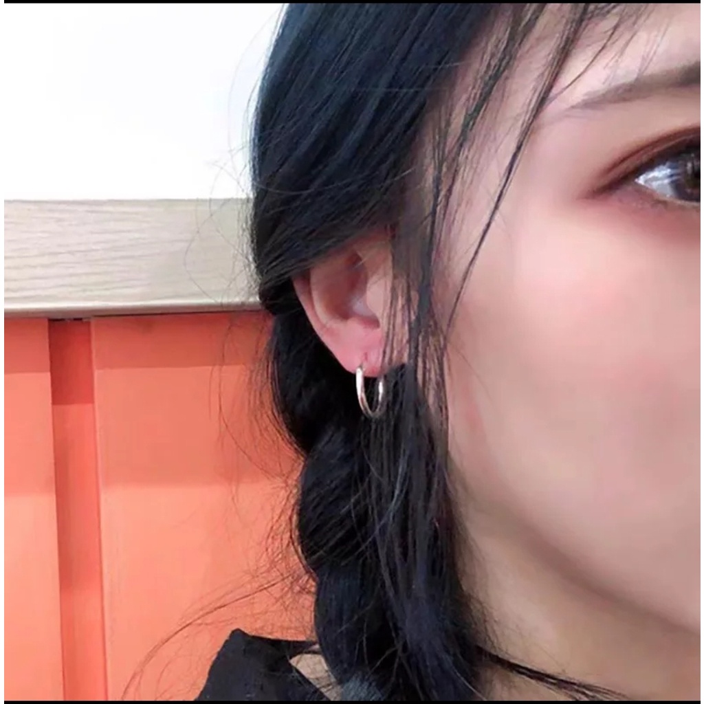 Anting Hoop Model Sederhana Gipsy Untuk Wanita dan Pria ( Unisex )