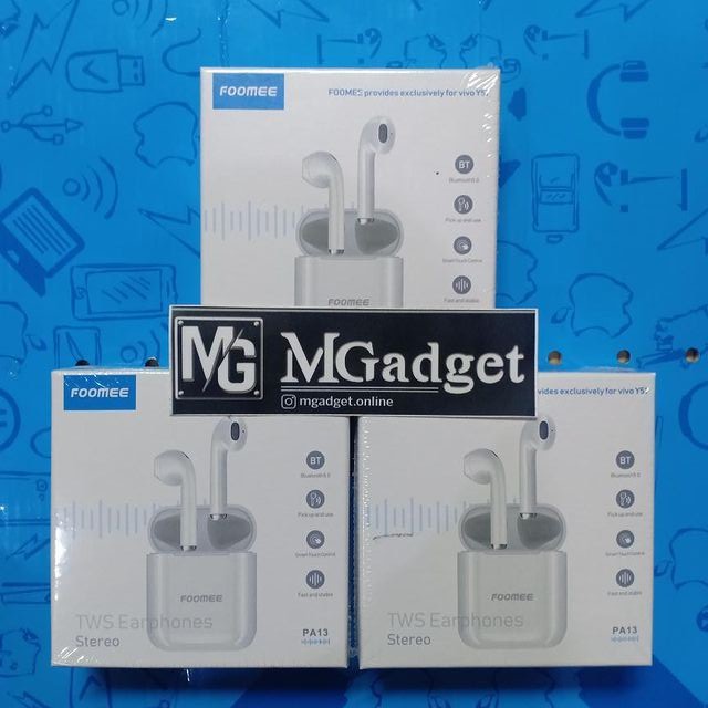 Foomee PA13 TWS Earphones Headset Original / True Wireless Murah