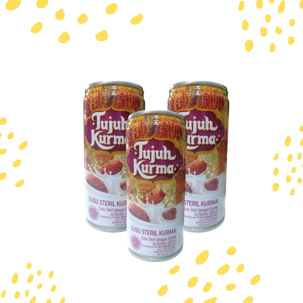 Susu Steril Tujuh Kurma Kaleng 200 ml