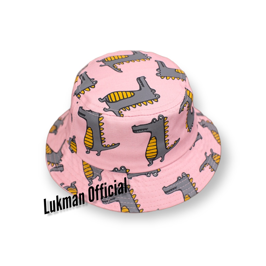 Bucket Hats Tali Motif Buaya / Topi Anak Terbaru 2022