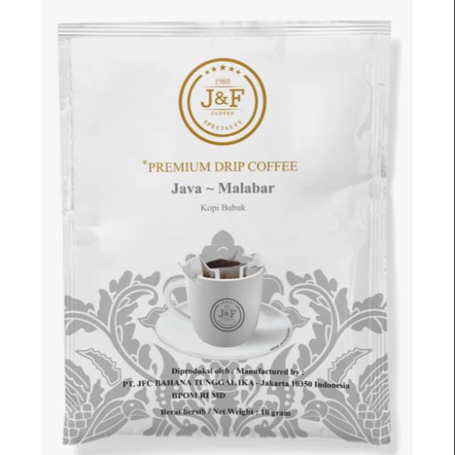 

J&F Coffee Drip Sachet "Java-Malabar