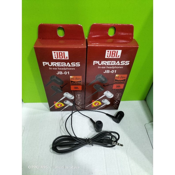 Hf handset handsfree earphone JBL purebass JB-01