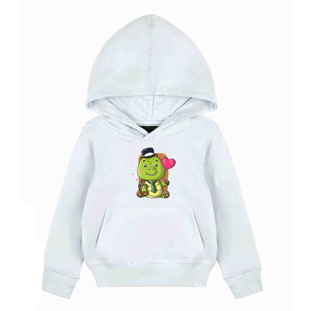 Hoodie Anak Mr Turtle Sweater Pakaian Fleece Anak M - XL