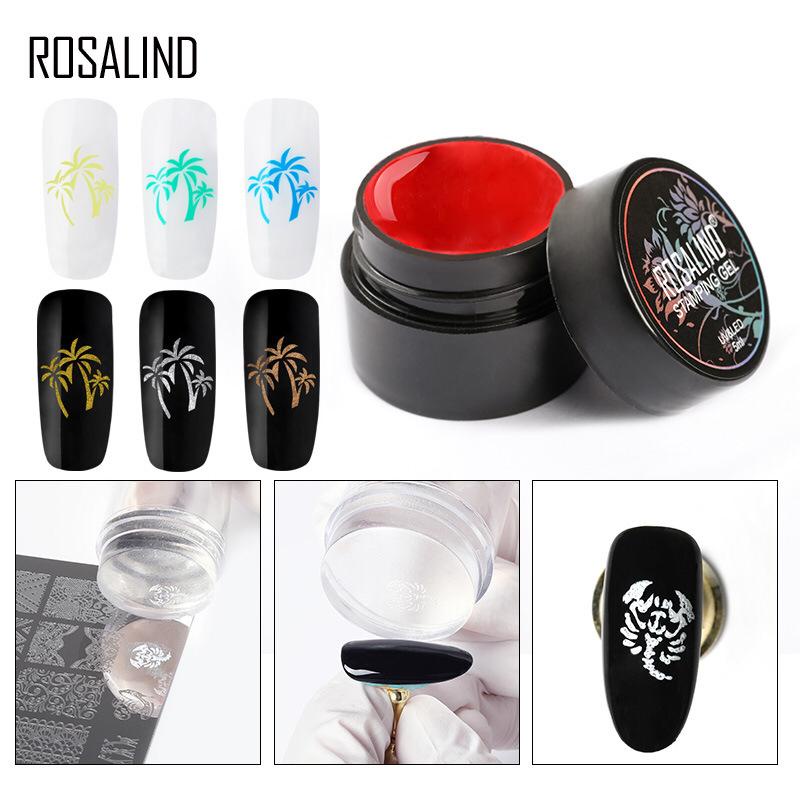 ~AB~ ROSALIND Stamping Gel Nail Polish UV LED Nail Art / Kutek / Cat Kuku