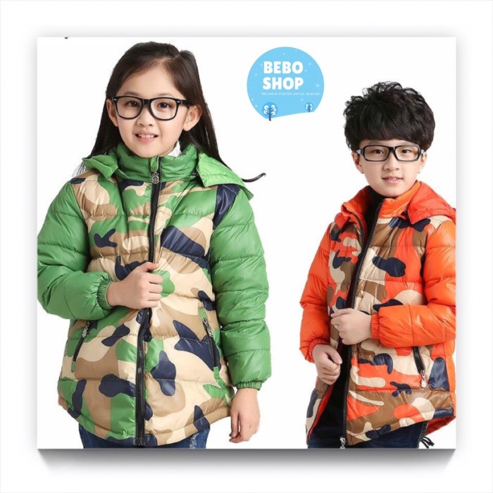 Jaket army anak musim dinginWinter windbreaker jacket