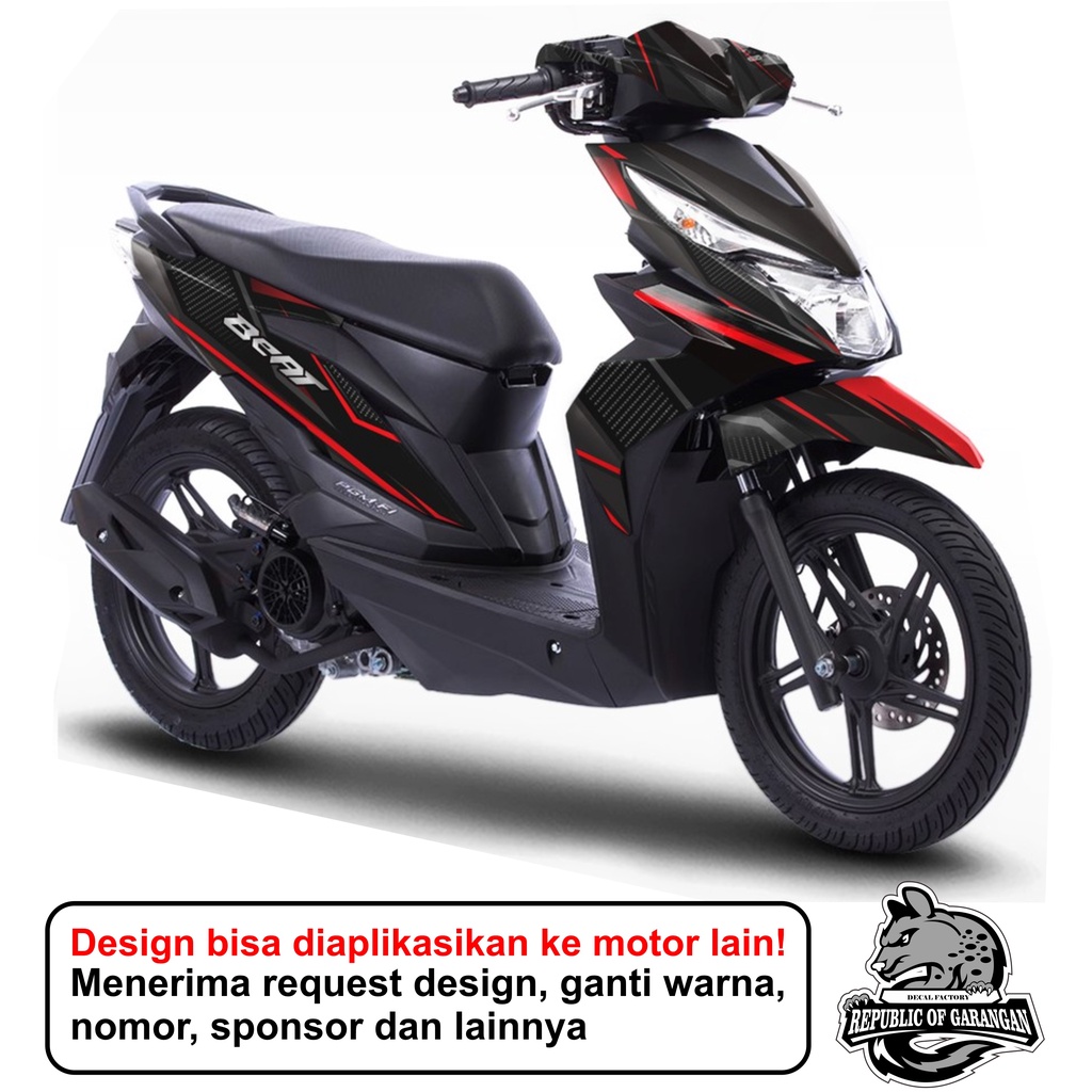 Decal Beat 2016-2019 Full Body, Stiker Dekal Beat 2016-2019 Full Body strip