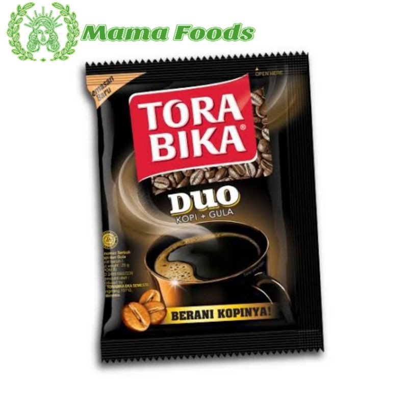 

Kopi Torabika Duo Kopi + Gula 25gr - Tora Bika Coffee 1 Renceng Isi 10