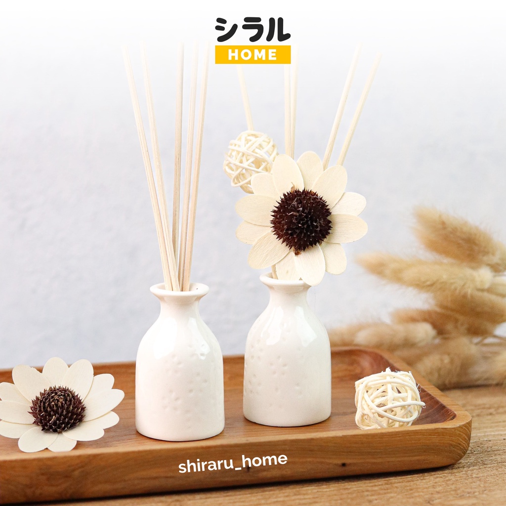 [30ml] Rattan Reed Diffuser Hampers Sidang Wisuda Souvenir Pernikahan Rattan Sticks Parfum Ruangan Pot Bunga