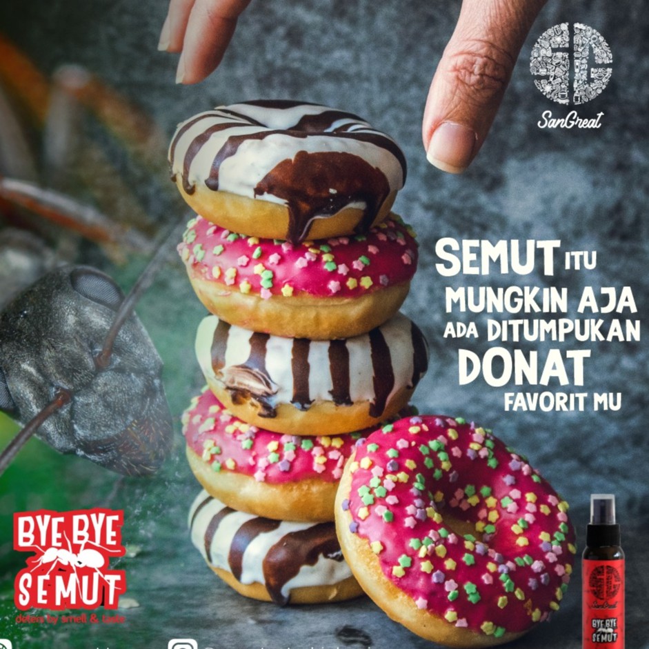 Semprotan semut pengusir semut racun semut alami natural non pestisida, SanGreat Bye Bye Semut spray 250 ml- pembasmi semut