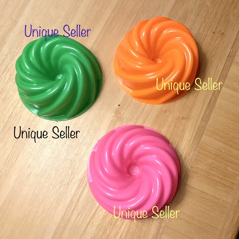 [6 pcs] Cetakan Twister Besar Jumbo Plastik isi 6 / Cetakan Puding Pudding Nasi Bento Kue Bolu Twister Besar Jumbo / Cetakan Jelly Jeli Jelli Agar Ager Twister Besar Jumbo / Cetakan Puding Ulir Spiral Viral / Cetakan Puding Bolu Sultan