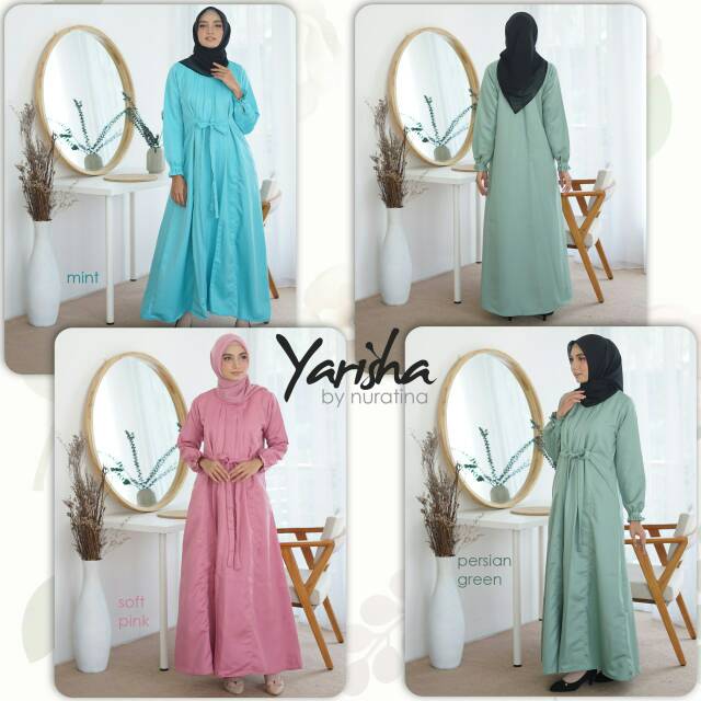 Baju Menyusui Yarisha Nursing Dress By Nuratina / dress hamil / baju busui / gamis busui / busui