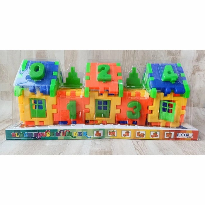 Mainan Puzzle Anak Bentuk Rumah Mainan Block Puzzle Kado Mainan Anak
