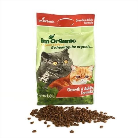 Im Organic Cat Food Growth &amp; Adult 1,8kg - Makanan Kucing Dewasa