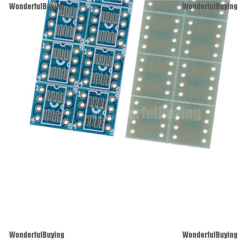 SOP8 SO8 SOIC8 TO DIP8 Interposer board PCB Board Adapter Plate Blue UK Seller