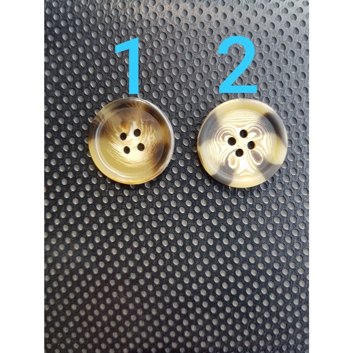 Kancing Baju Gepeng Corak Macan 2,5cm- Kancing Baju 200pcs