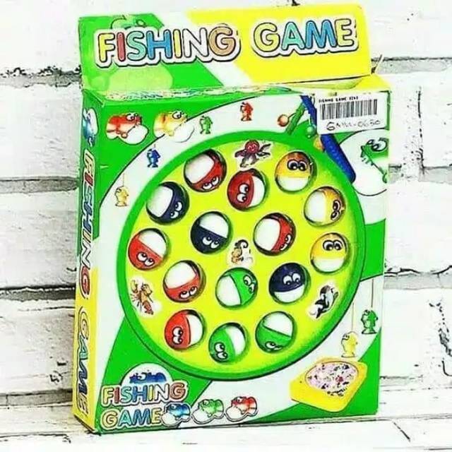 Mainan Pancing Ikan Berputar Fishing Game Kail