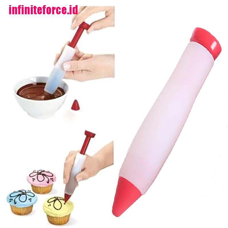 Silicone Food Writing Pen cookie Icing Piping Pastry Nozzles kitchen accessories