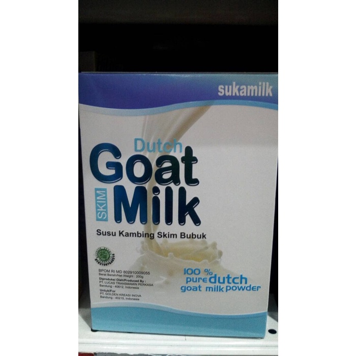 

SUKAMILK GOAT MILK SKIM DAN FULL CREAM