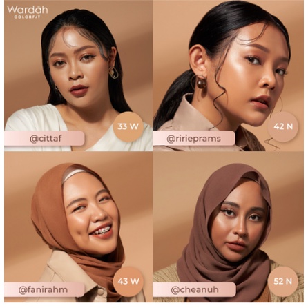 Wardah REFILL Colorfit Perfect Glow Cushion SPF 33 PA++ - Bedak Tahan 12 Jam