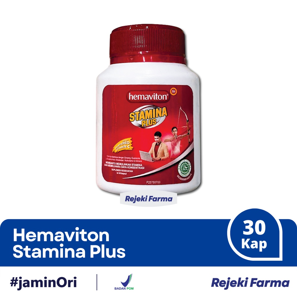 Hemaviton Stamina Plus 30 Kapsul - Multivitamin Stamina