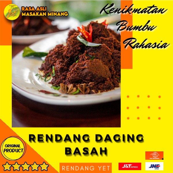 

Rendang Daging Sapi (200gr) Makanan Siap Saji