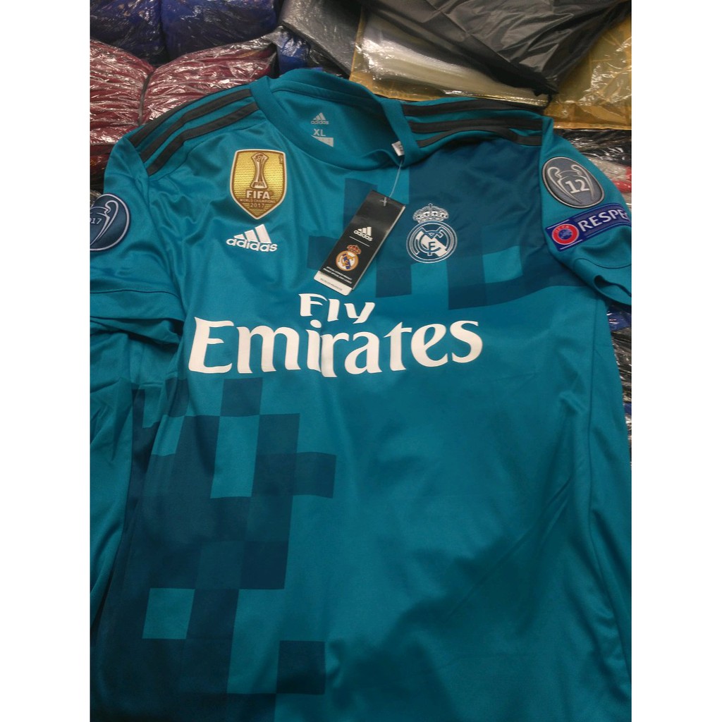 Jersey real madrid 3rd full patch champions Terbaik