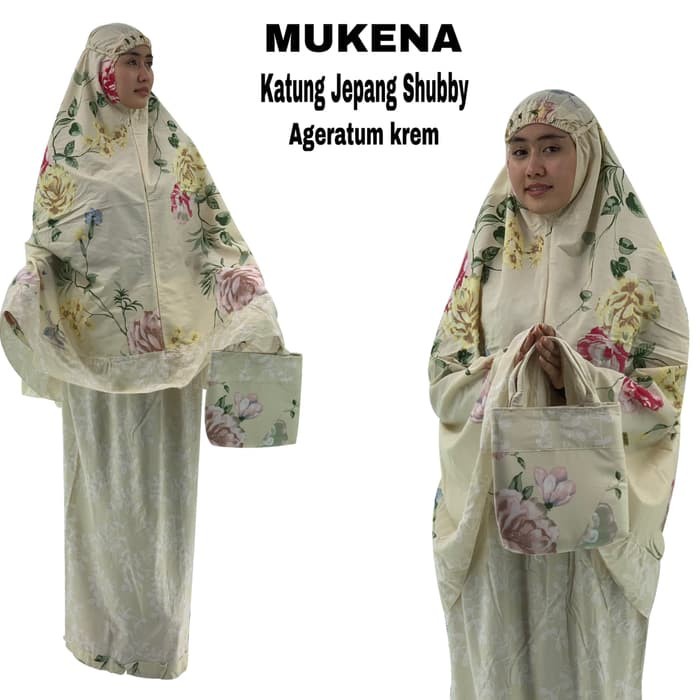 Mukena Dewasa Katun Jepang Ageratum