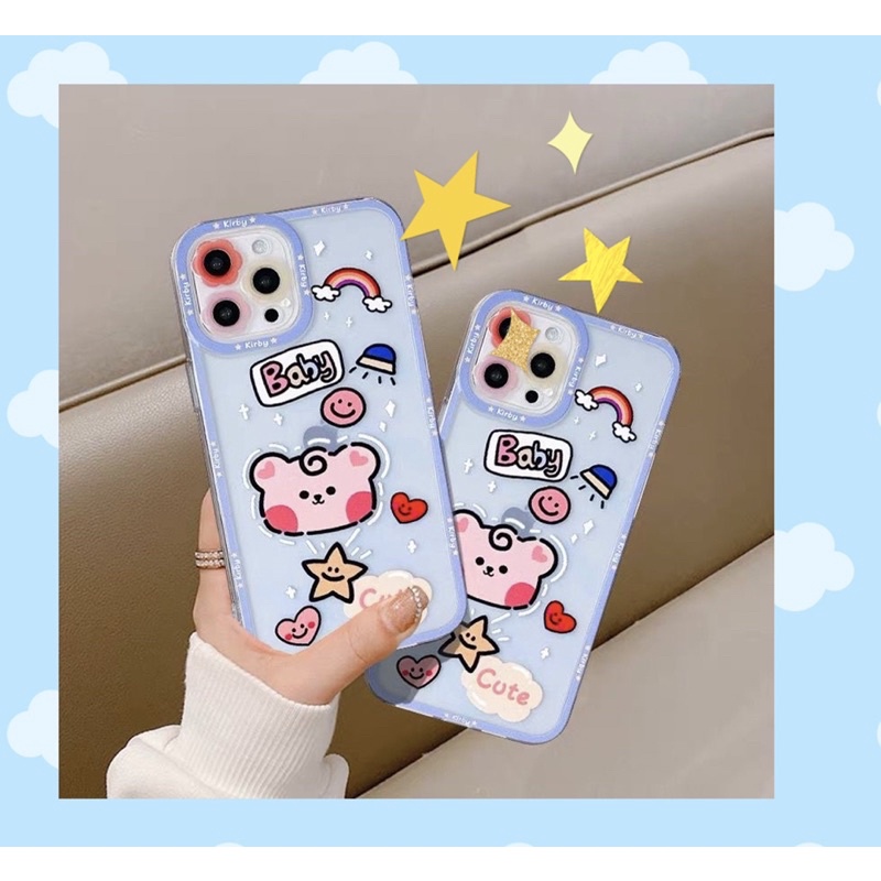 FH26 Softcase Protection Teddy Bear casing for Oppo A15/A15s,A33/A53,A3s/Realme 2 U1 U2 C1 A5s A12 A11k A7 A52/A72/A92,Reno 4 5 5F C11 C12 C15 C20 C21 C25 C2/A1k 5 5i 5s/C3 Narzo 20 30A vivo V20 Y11/Y12/Y15/Y17 Y20 Y20i Y20s Y30 Y30i Y50 Y91 Y91c Y93 Y95