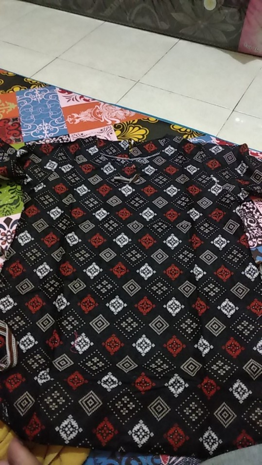 Atasan Batik Wanita Seragaman Dolbi Dolby Dobby Doby Tenun Sutra Halus Katun Atbm