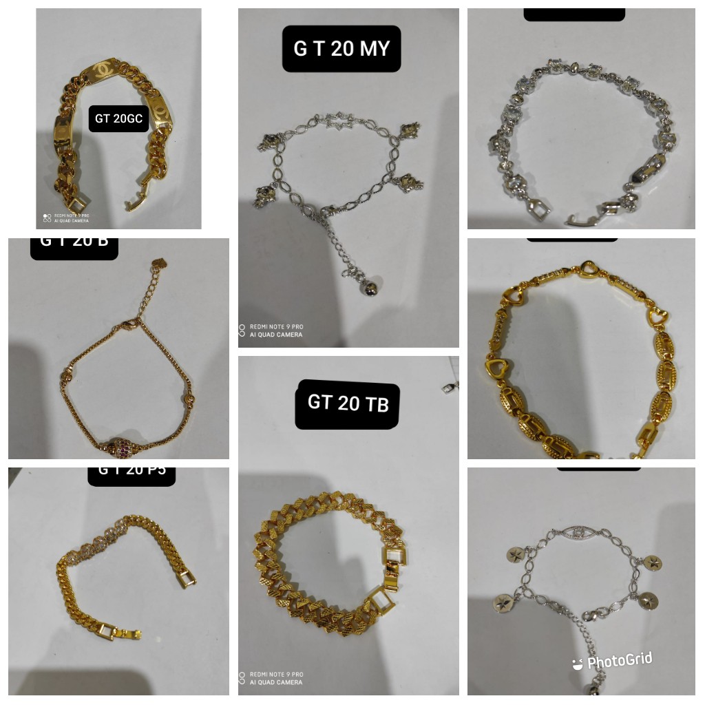 blinqshop  GELANG TITANIUM AKSESORIS FHASION T-20
