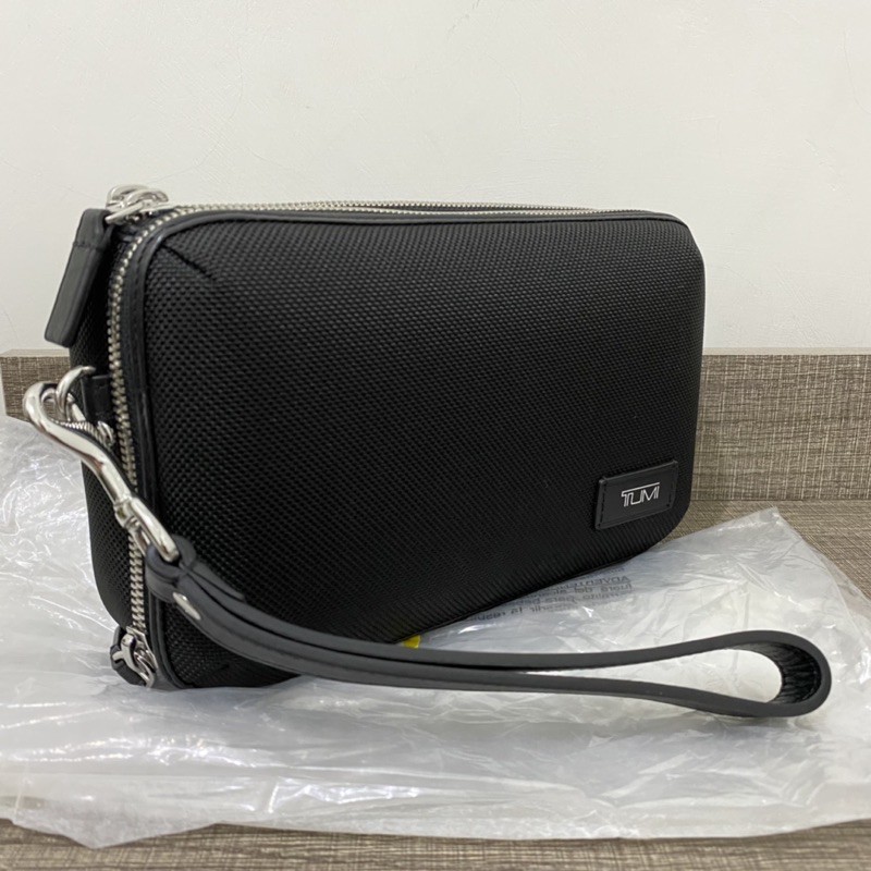 TUMI TRIPLE ZIP CLUTCH Original