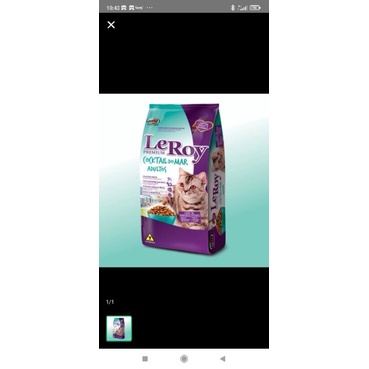 LEROY CAT FOOD SALMON 1KG URINARY MAKANAN KUCING