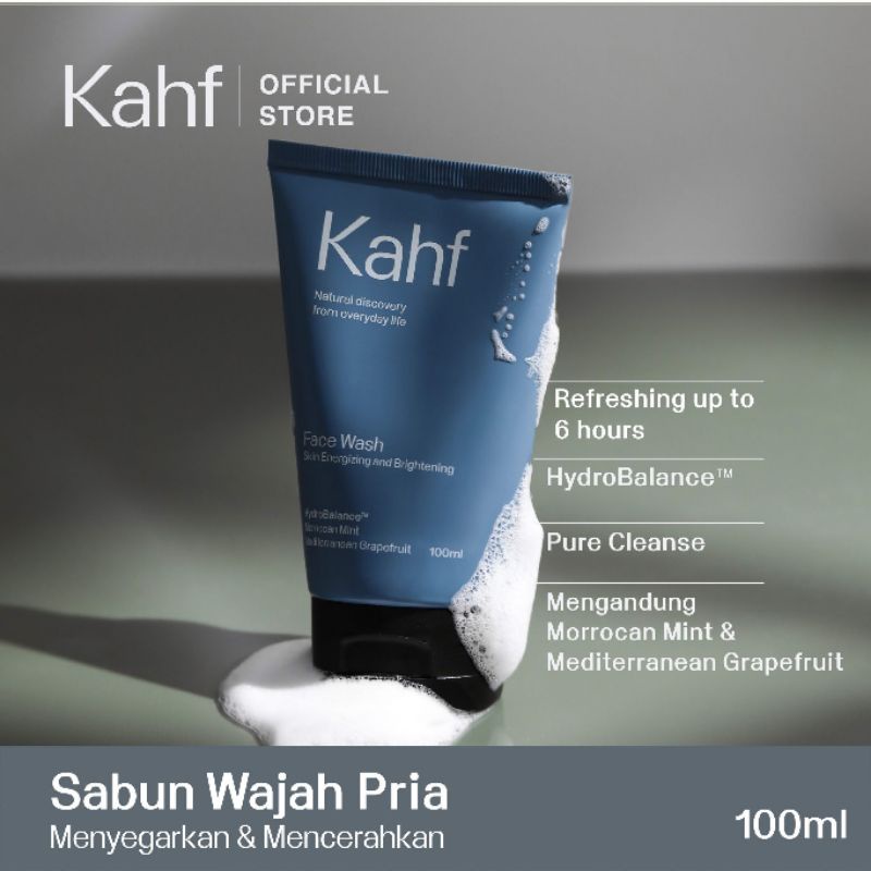 Jual Kahf Skin Energizing and Brightening Face Wash 100 ml - Sabun