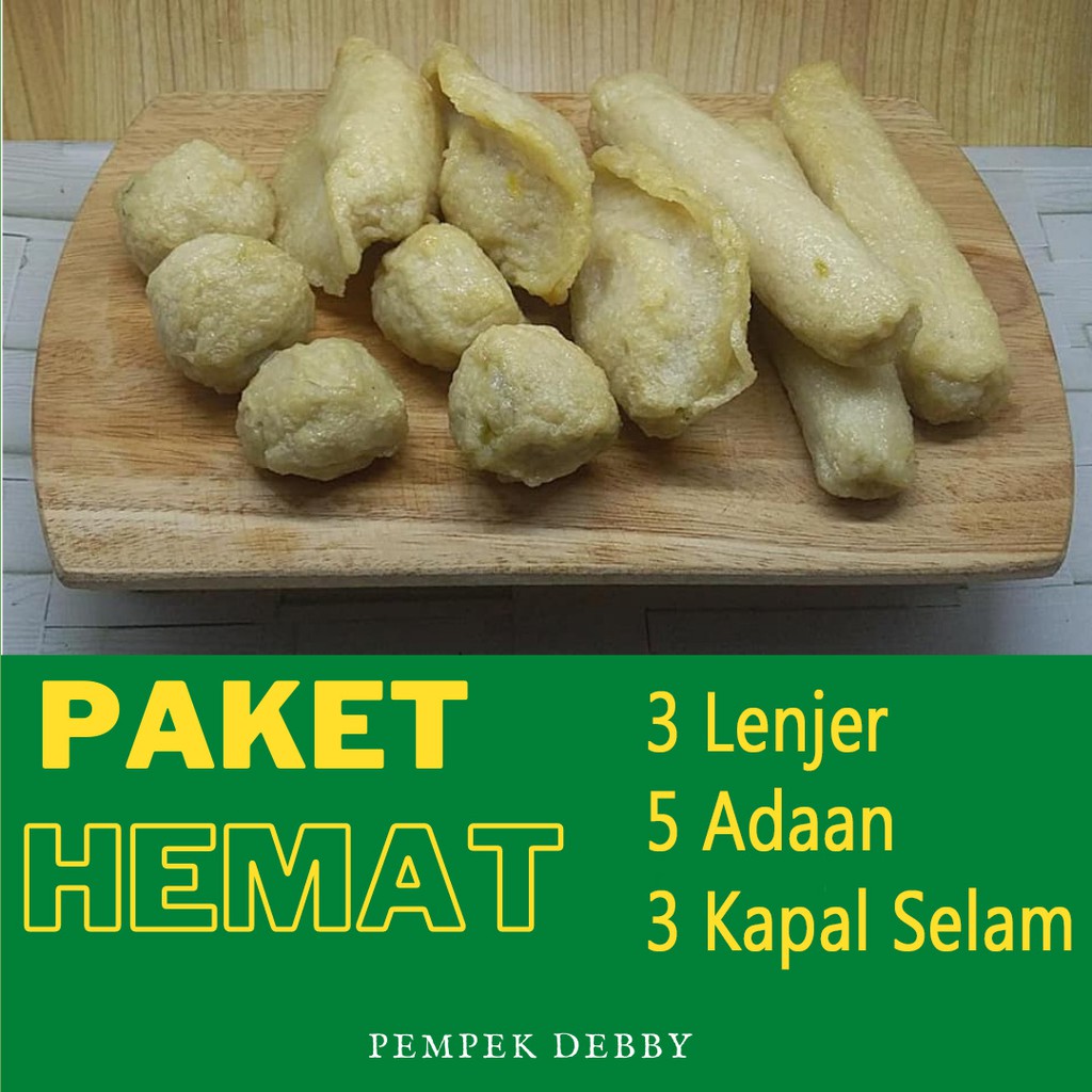 

Pempek Debby Depok | Pempek campur Paket 55RB |Mpek Mpek Palembang|Empek empek Frozen Food Halal
