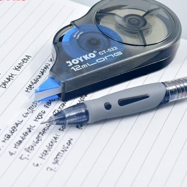 

♕ Correction Tape / Tip-Ex Kertas Joyko CT-522 / 12 meter (12pcs) ☪