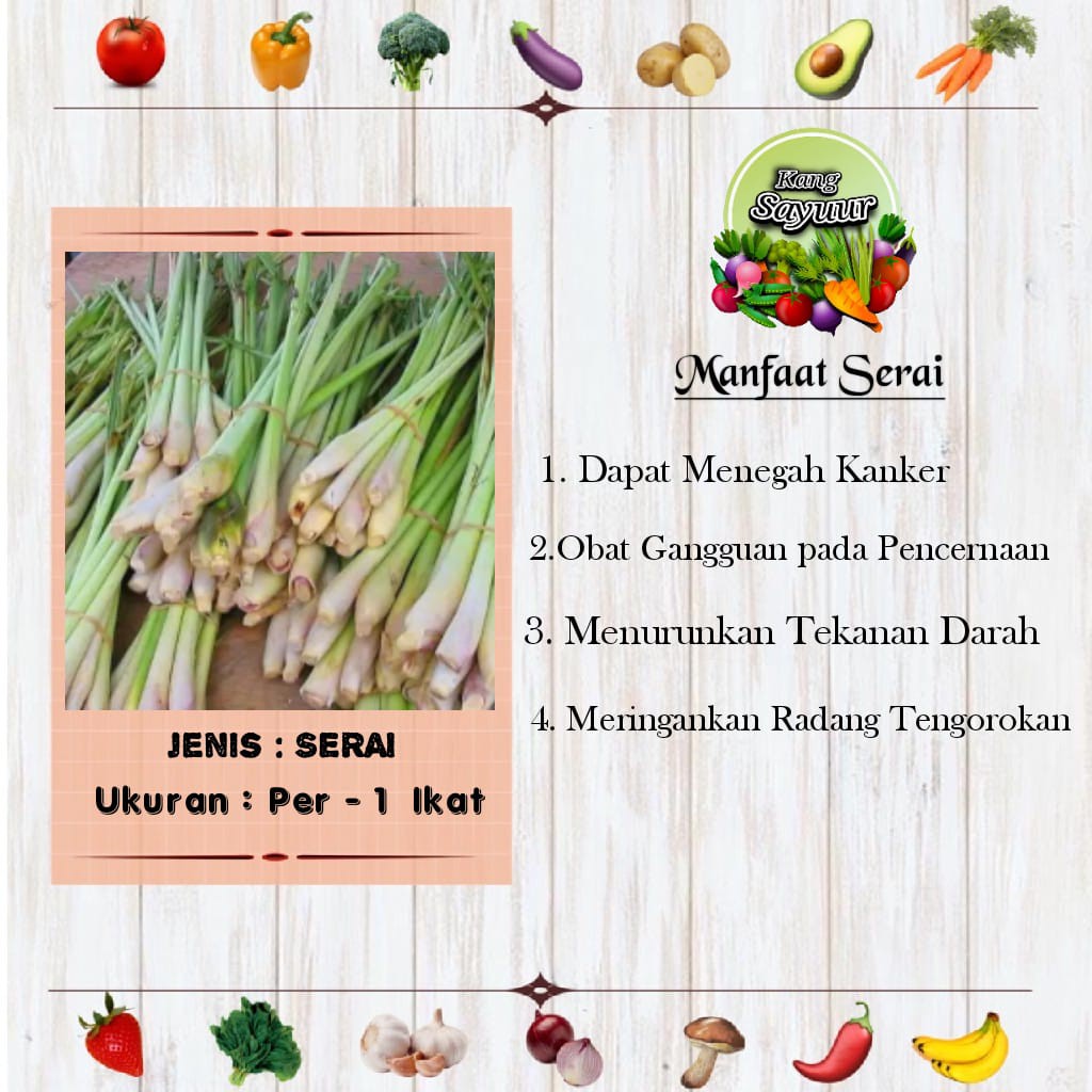 

SERAI / SEREH - (Per ikat)